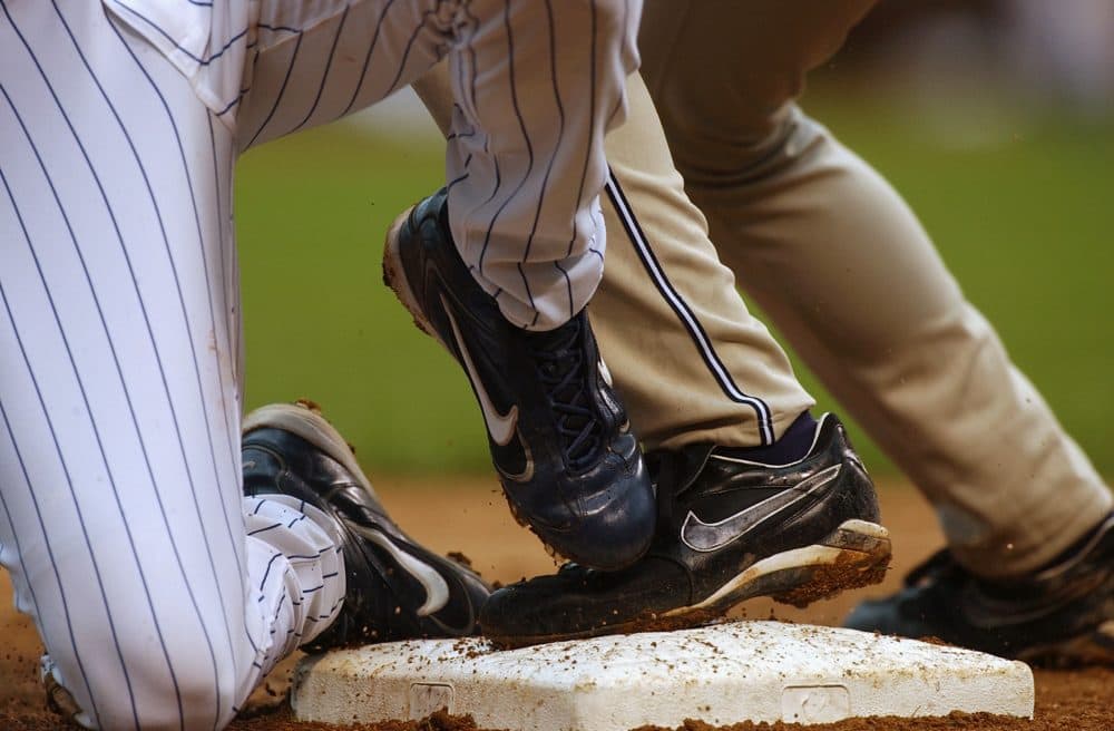 "In my first at bat, I hit a home run," Bill Littlefield writes. "It lacked the drama of home runs that disappear over a fence. There was no fence." (Jonathan Daniel/Getty Images)