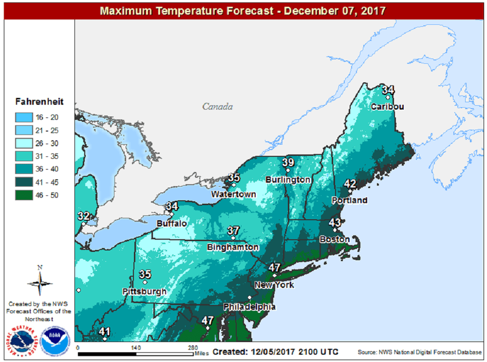 Forecast Colder Weather The Rest Of The Week And Into The Weekend Wbur News