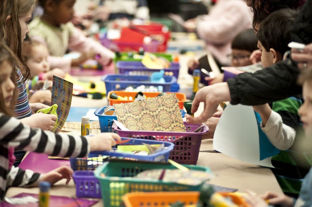 Kids make their own art at the MFA. (Courtesy Museum of Fine Arts, Boston)