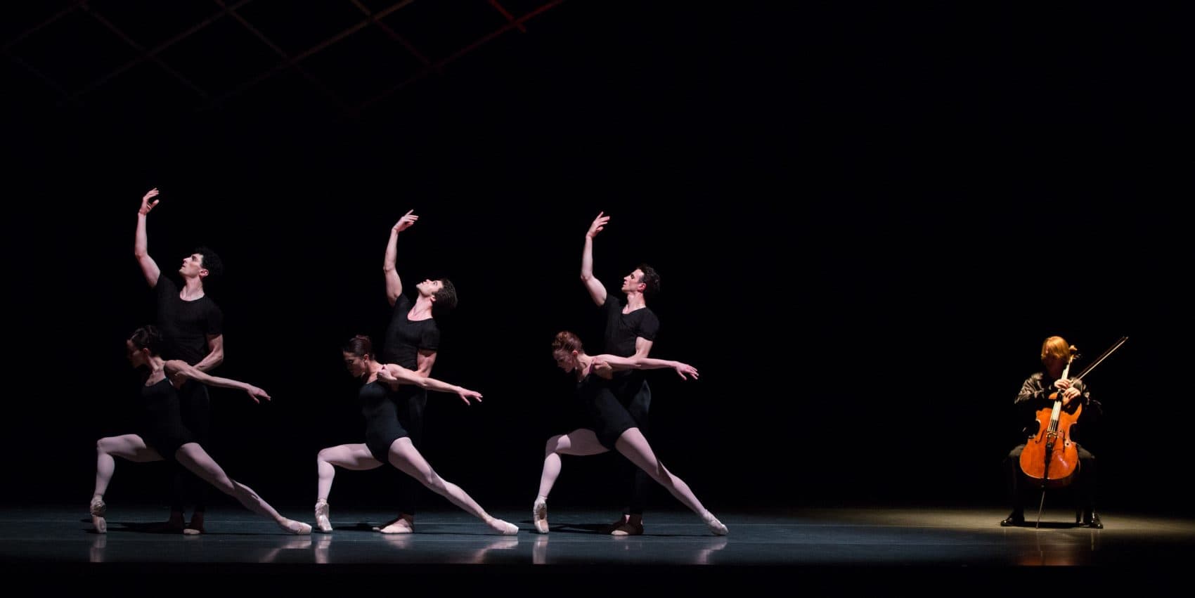 Boston Ballet in Jorma Elo's "Bach Cello Suites." (Courtesy Rosalie O'Connor/Boston Ballet)