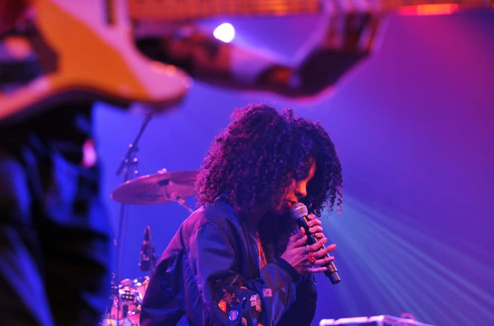 English reggae singer Hollie Cook performs on stage during the 36th edition of Le Printemps de Bourges rock and pop festival in Bourges, central France, on April 27, 2012. (Alain Jocard/AFP/GettyImages)