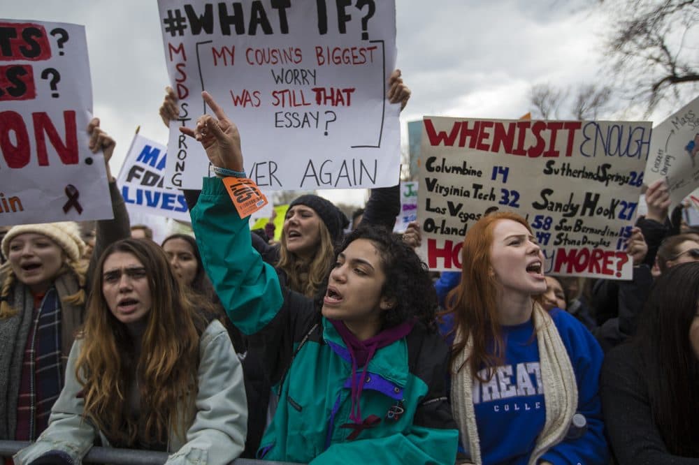 Photos: In Boston, 'March For Our Lives' Protesters Cry Out Against Gun ...