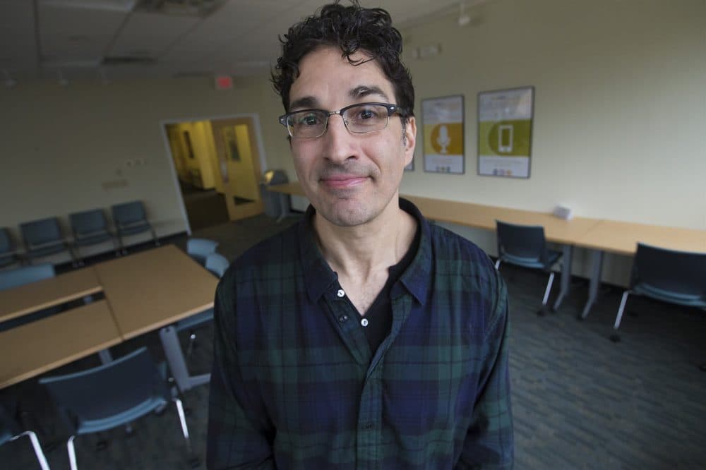 Stand-up comedian Gary Gulman grew up believing that he'd never be happy unless he became a star. (Jesse Costa/WBUR)