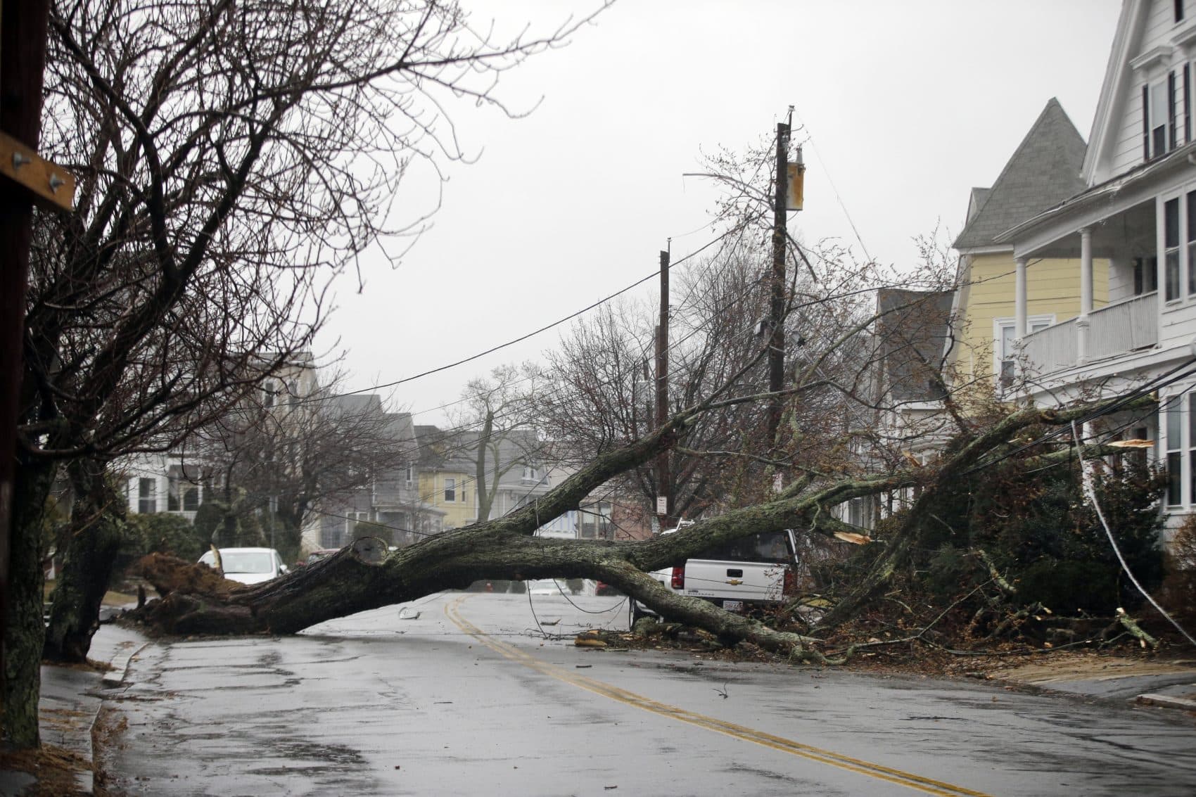 Gov. Baker Surveys Coastal Storm Damage | WBUR News