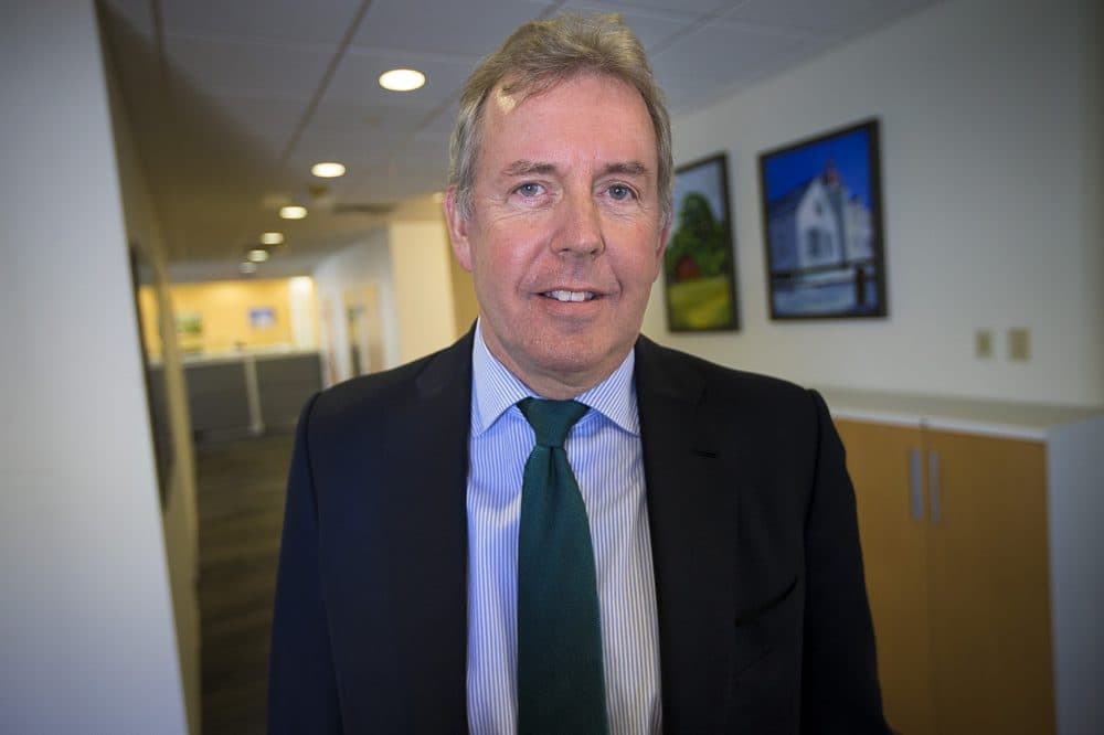 U.K. Ambassador to the U.S. Sir Kim Darrock. (Jesse Costa/WBUR)