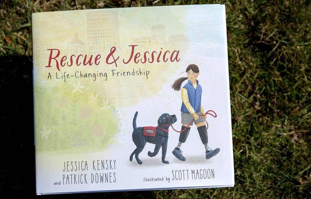 "Rescue & Jessica," by Jessica Kensky and Patrick Downes, illustrated by Scott Magoon. (Robin Lubbock/WBUR)