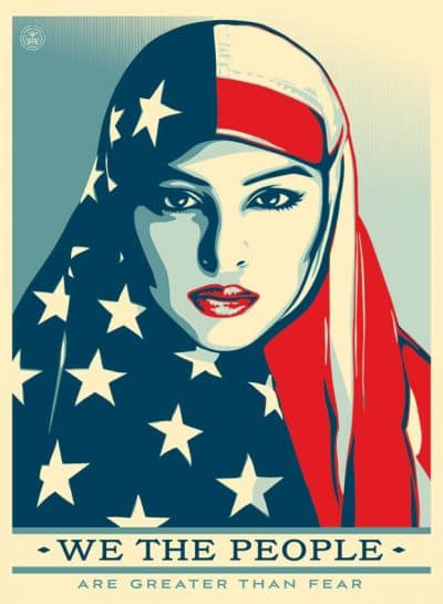 Shepard Fairey's &quot;We the People.&quot; (Courtesy Obey Giant)