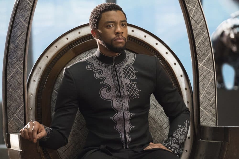 This image released by Disney-Marvel Studios shows Chadwick Boseman in a scene from 