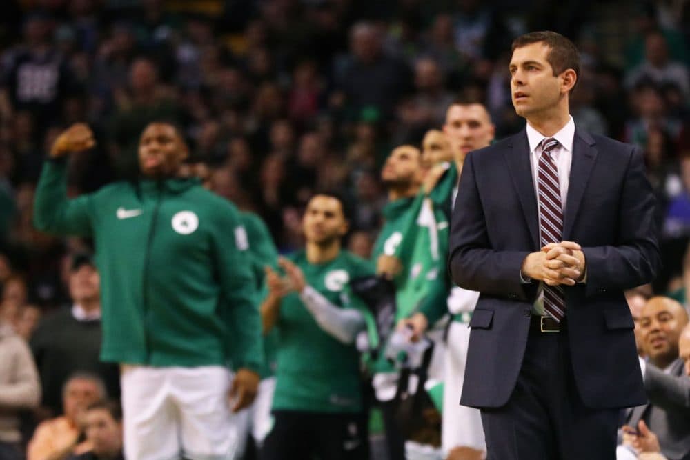 Brad Stevens did not receive a single vote from his peers for coach of the year, but he's gotten fans excited about X's and O's. (Maddie Meyer/Getty Images)