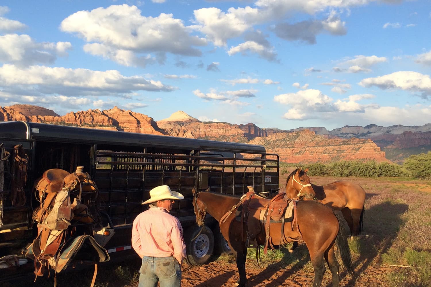 The Wright's property, near Zion National Park. (Courtesy John Branch)