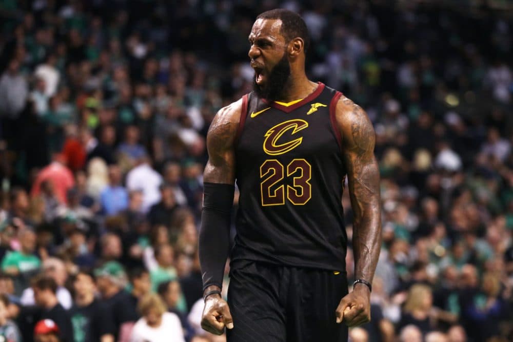 "For Cleveland has LeBron, who’s earned his riches and his fame//By demonstrating how one man can rule this great team game." (Maddie Meyer/Getty Images)