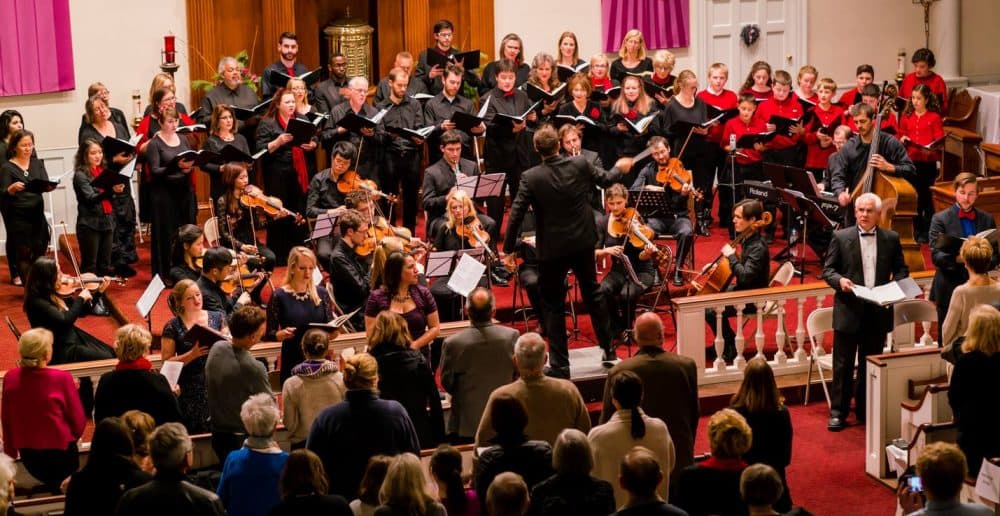 A recent Eureka Ensemble performance in the North End. (Courtesy Matt Conti)
