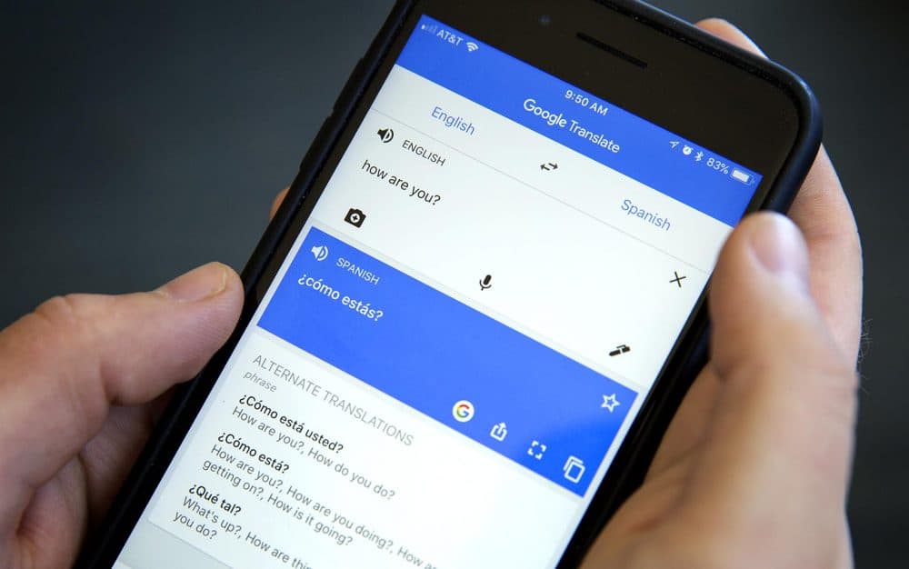 google translate offers text translations in any app iphone