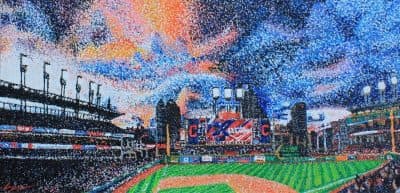 "Baseball Nights," oil on panel, 2' x 4' by u/geyserpj
