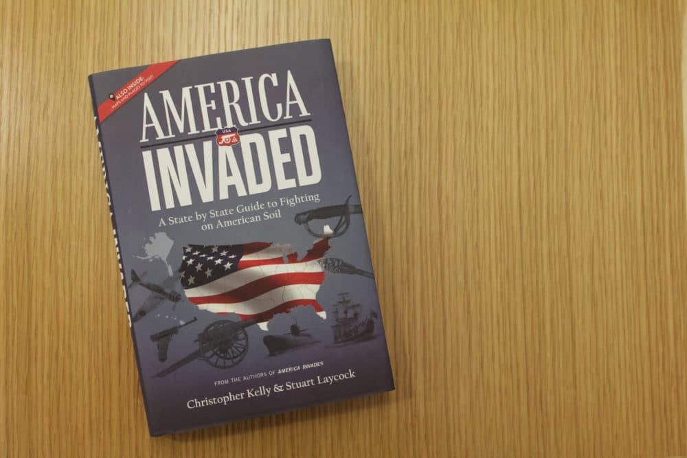 "America Invaded," by Christopher Kelly. (Jack Mitchell/Here & Now)