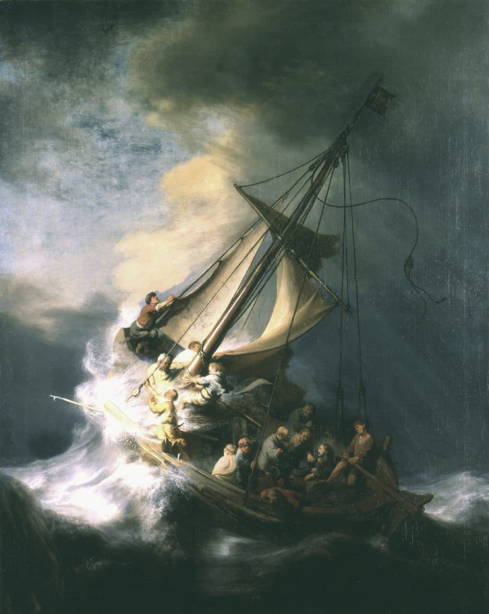 Rembrandt van Rijn's &quot;Christ In The Storm On The Sea Of Galilee.&quot; (Courtesy Isabella Stewart Gardner Museum)