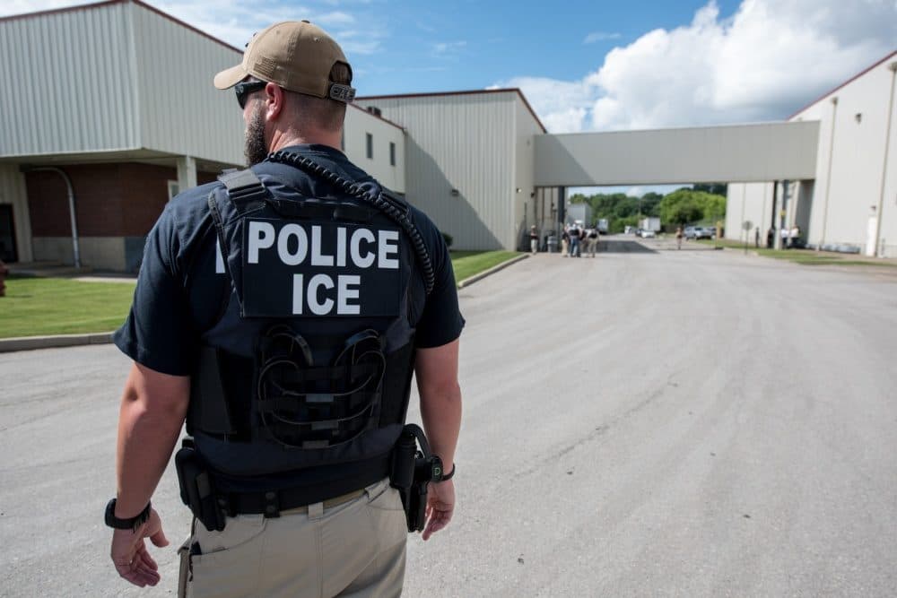 An ICE agent (Courtesy of ICE)