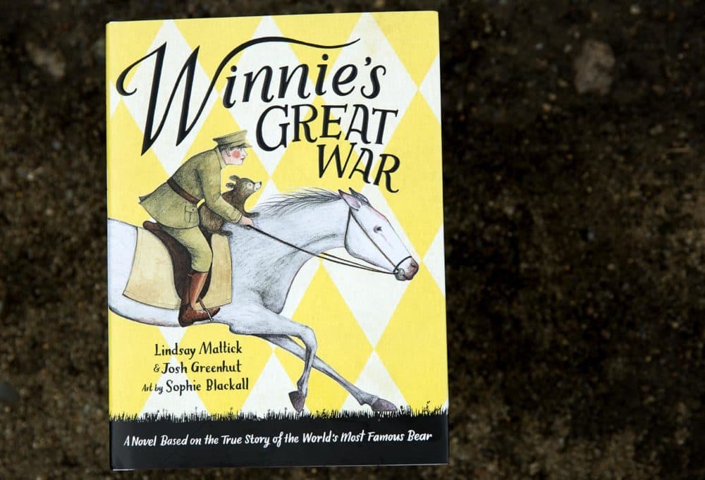 &quot;Winnie's Great War,&quot; by Lindsay Mattick and Josh Greenhut. Art by Sophie Blackall. (Robin Lubbock/WBUR)
