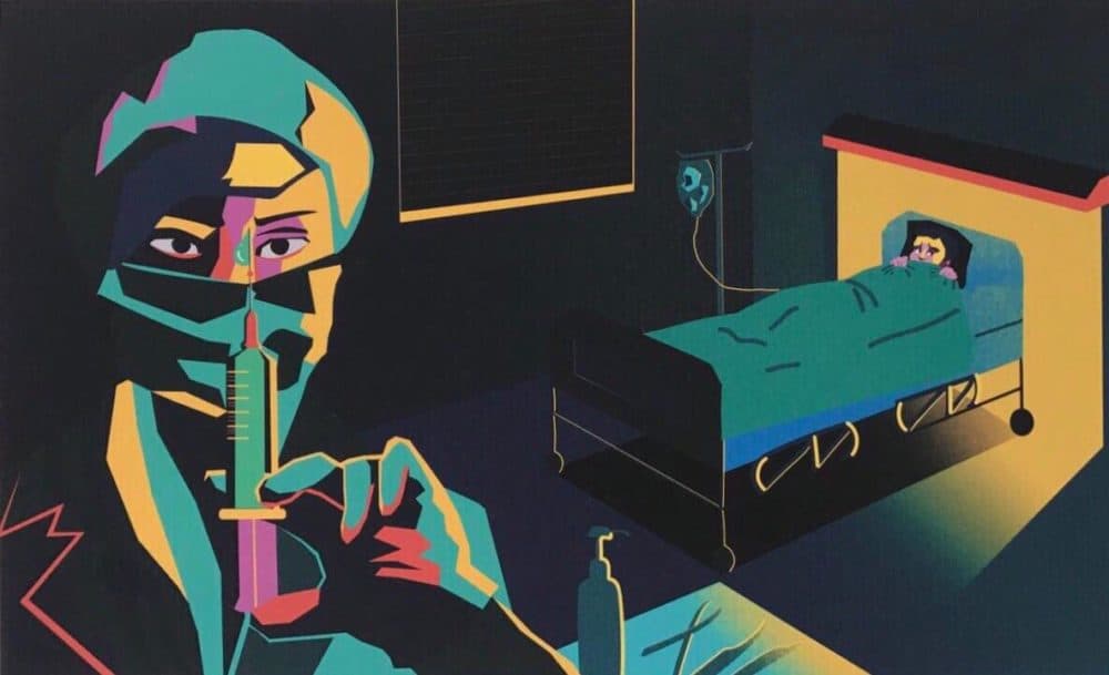 “Hospital Room” by Helene Hildebrandt. (https://www.instagram.com/helenehildebrandt___)