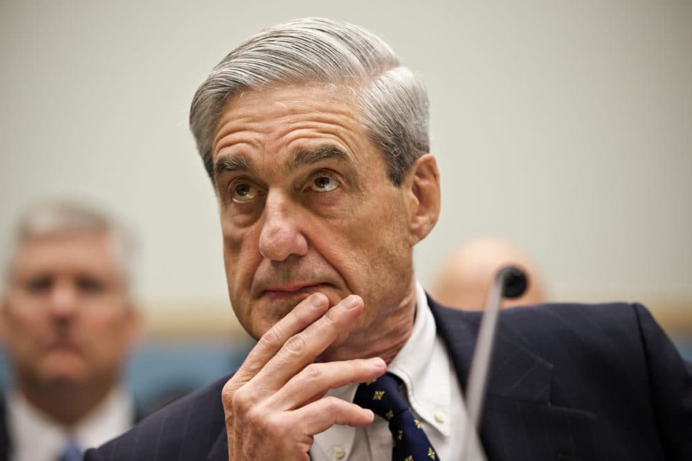 Robert Mueller listens as he testifies on Capitol Hill in Washington, Thursday, June 13, 2013. (J. Scott Applewhite/AP)