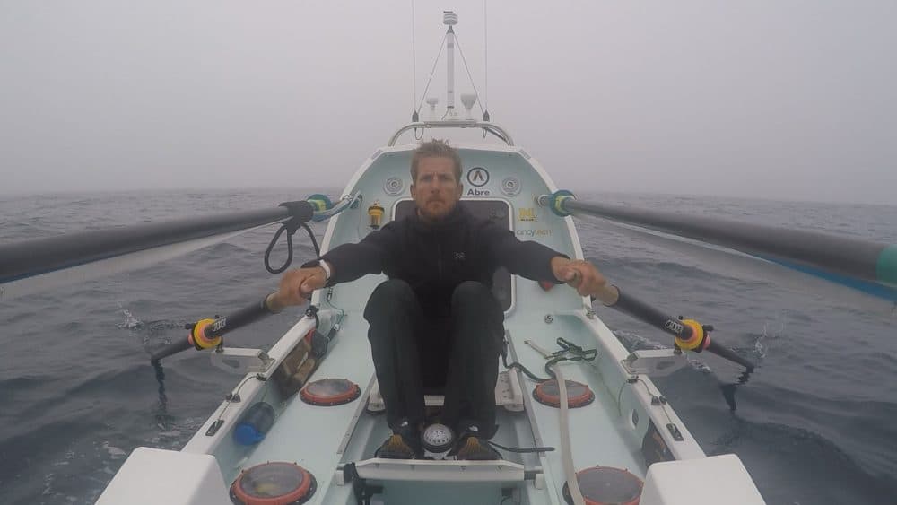 Bryce Carlson shattered the world record for a Transatlantic solo row. But it came at something of a cost. (Courtesy Bryce Carlson)  