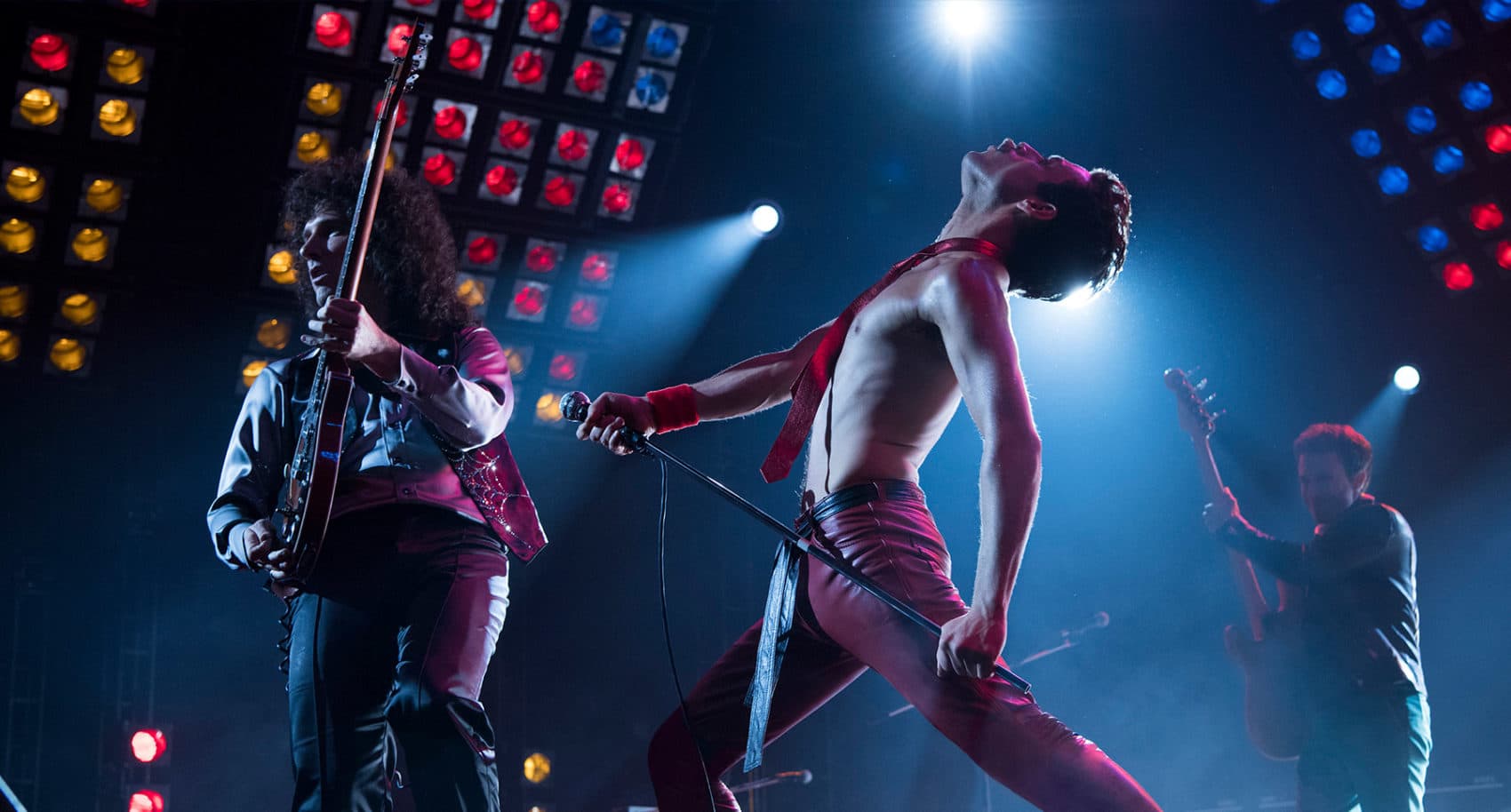 Rami Malek as Freddie Mercury in "Bohemian Rhapsody." (Courtesy 20th Century Fox)