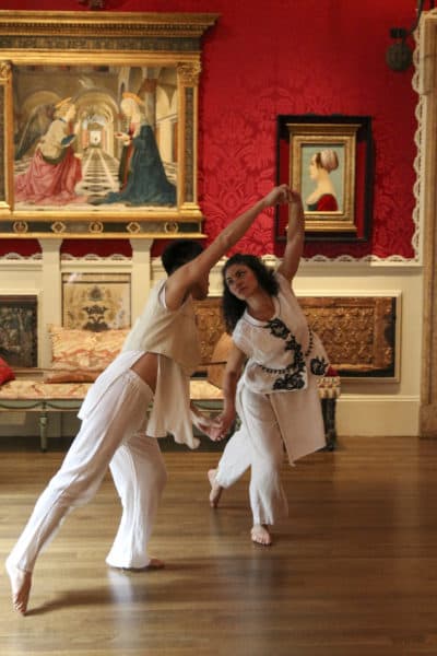 Dancers rehearse “The House of Accumulated Beauties" (Courtesy Isabella Stewart Gardner Museum)