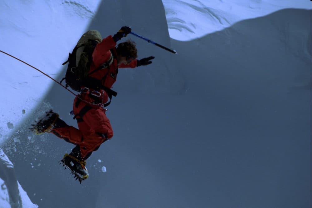Bear Grylls on Everest summit 1998, aged 23. The youngest Brit at the time to climb the summit. (Bear Grylls Ventures)