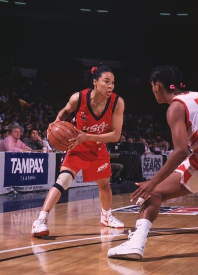 Dawn Staley won three gold medals with the U.S. national women's basketball team. (Getty Images)