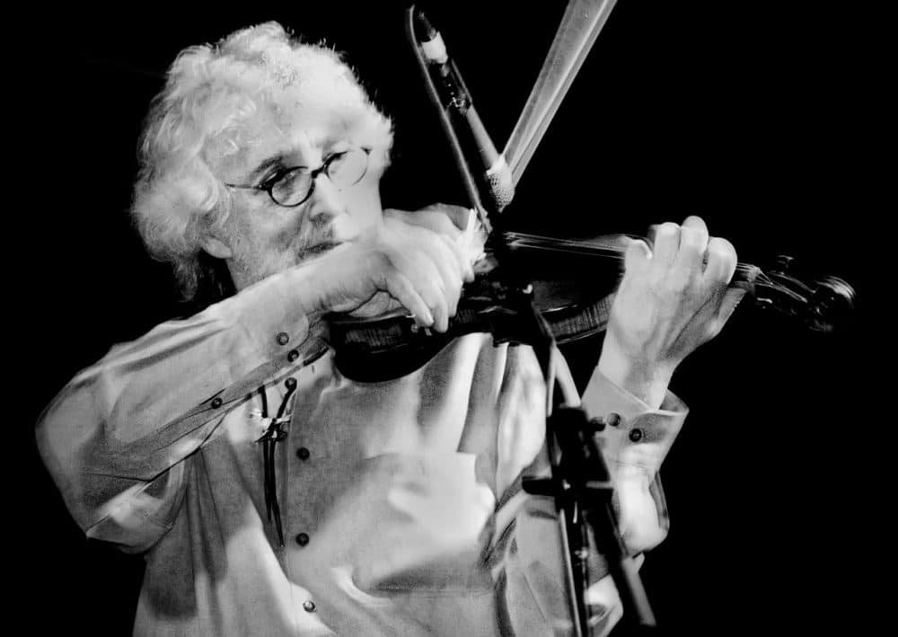 Richard Greene invented the fiddle chop, a technique that mimics percussion on a violin. (Courtesy of the artist)