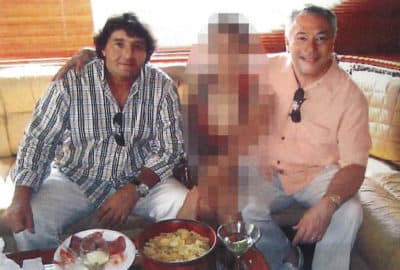 Bob Wittman (right) aboard a yacht near Miami with the career criminal he knew as Sunny. (Courtesy "Priceless," by Bob Wittman)