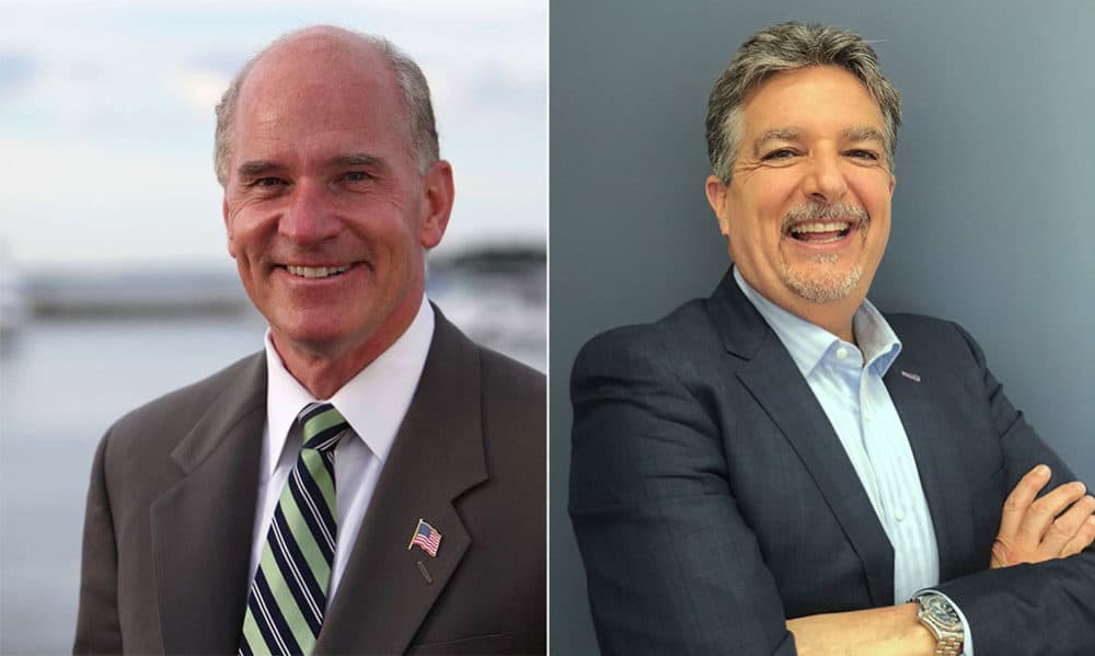 Democratic Rep. Bill Keating, left, and Republican challenger Peter Tedeschi (Courtesy of the campaigns)