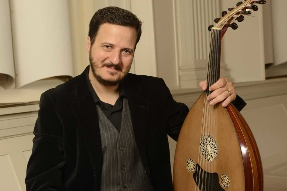 Mehmet Ali Sanlıkol sings, chants and plays piano, the oud and a ney in his latest piece. (Courtesy of the artist)
