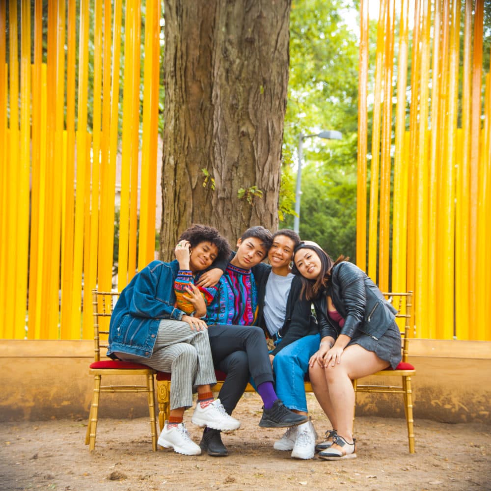 From left: Mya Ison, Michael Rosegrant, Arianne Banda and Sara Shin (Courtesy A.R.T.)