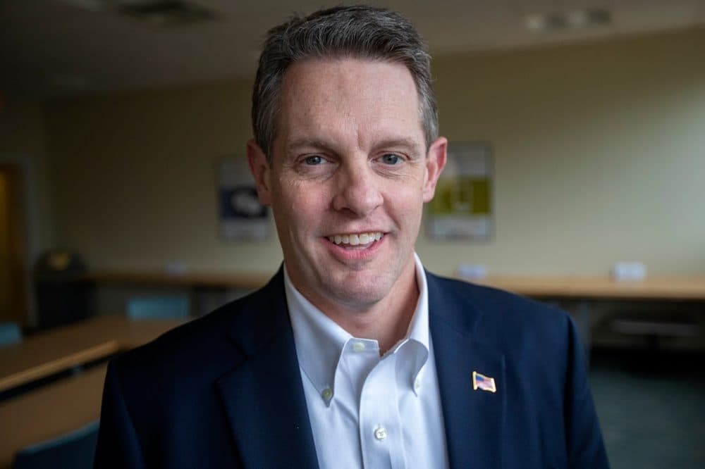 Pepperell businessman and Republican congressional candidate for the 3rd district Rick Green. (Jesse Costa/WBUR)