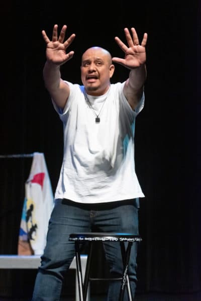 Alex Alpharaoh in "WET: A DACAmented Journey." (Courtesy Ray Shaw)