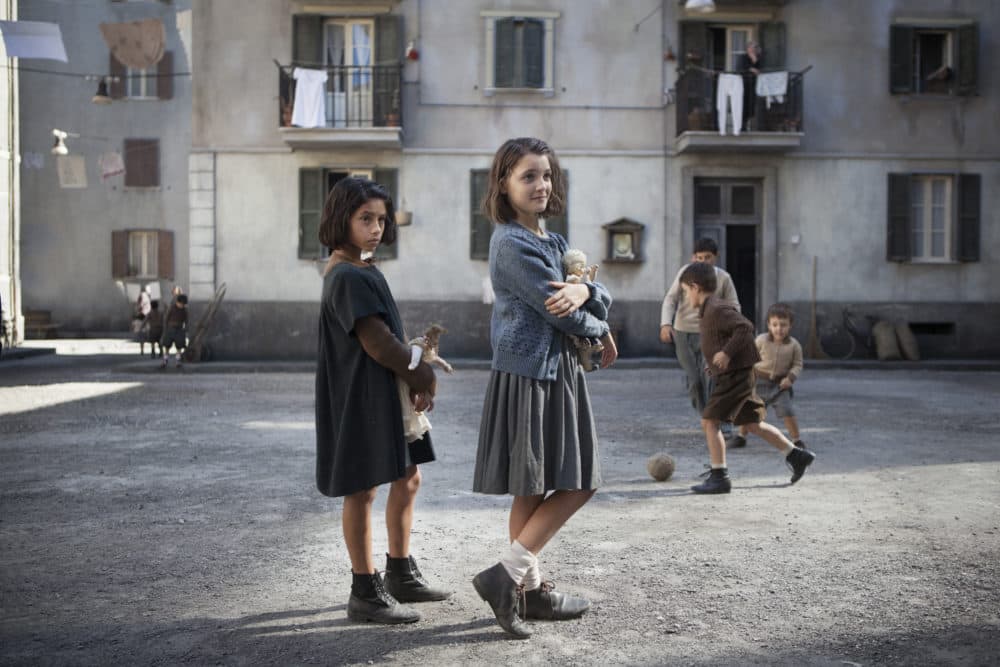 Ludovica Nasti and Elisa Del Genio in "My Brilliant Friend." (Courtesy Eduardo Castaldo/HBO)