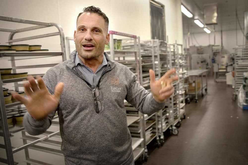 Tuscan Kitchen founder Joe Faro. (Robin Lubbock/WBUR)