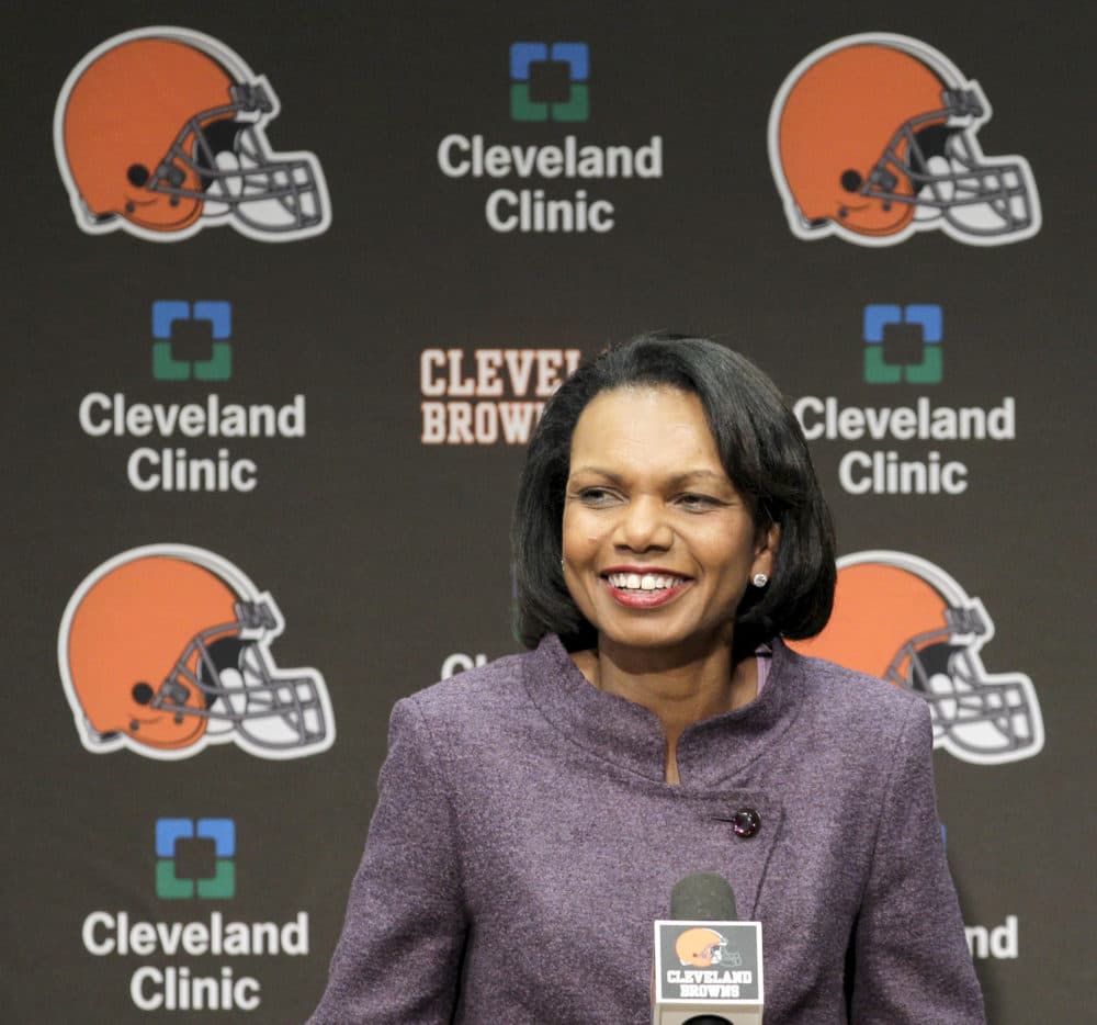 Former Secretary of State Condoleezza Rice is a longtime Browns fan. (Amy Sancetta/AP)