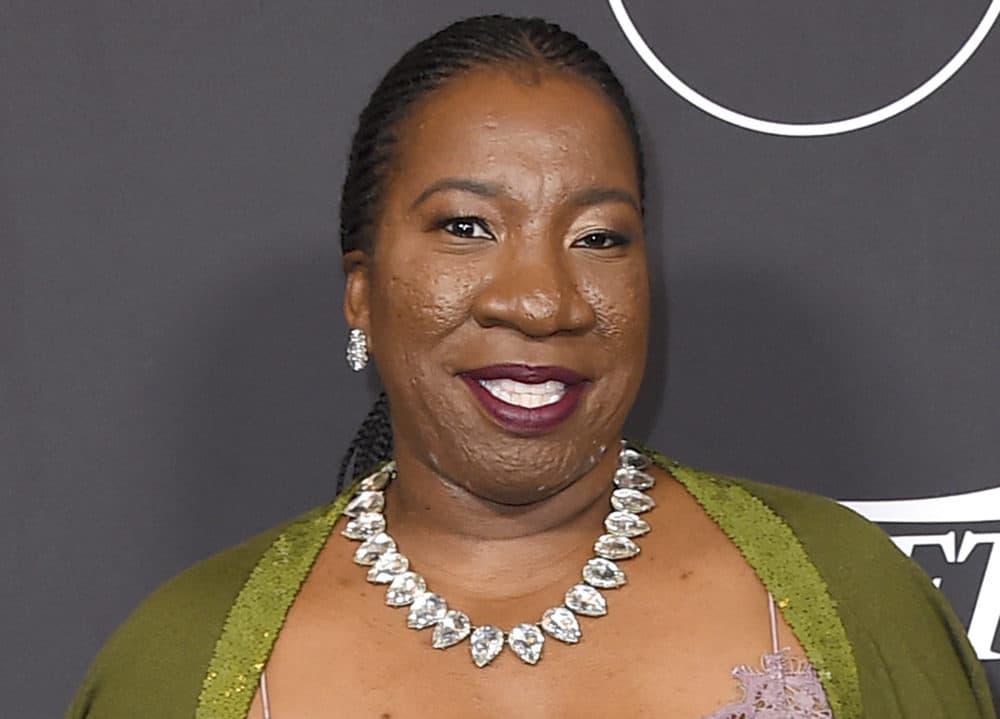 In this Oct. 12, 2018, file photo, Tarana Burke arrives at Variety's Power of Women event at the Beverly Wilshire hotel in Beverly Hills, Calif. Burke, an activist who coined the phrase "Me Too" more than a decade before it became a global slogan for survivors of sexual violence, is one of three people selected for the MIT Media Lab Disobedience award. Organizers say the award highlights effective, ethical disobedience across disciplines like scientific research, civil rights, freedom of speech and human rights. (Jordan Strauss/Invision/AP, File)
