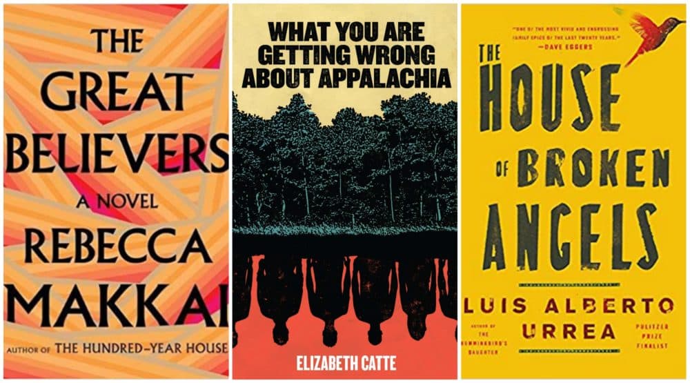 Three recommended titles from our guests, Danny Caine, Amanda Nelson and Clay Smith, respectively. (Courtesy the book publishers)
