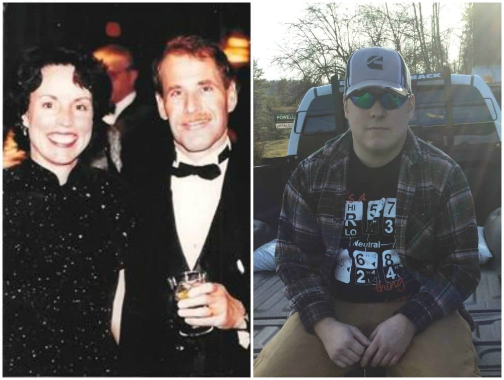 The author, pictured with his wife on the left, and their son, James. (Courtesy)