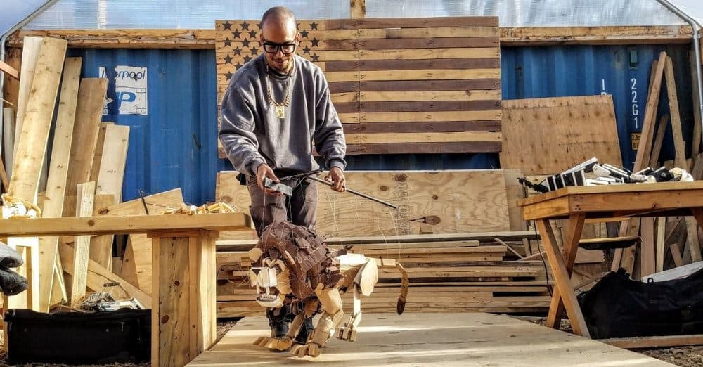 Tarish Pipkins a.k.a. Jeghetto has a passion for artistic puppetry. (Courtesy of the artist)