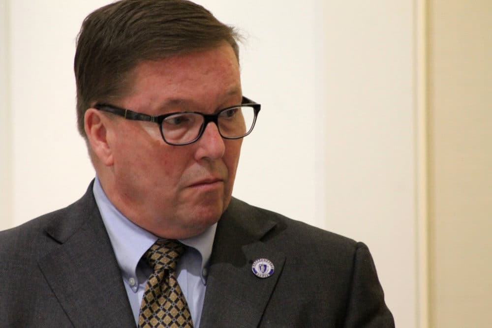 Senate Assistant Minority Leader Richard Ross, a four-term incumbent, was defeated Tuesday night by Democrat Rebecca Rausch. (Sam Doran/File/SHNS)
