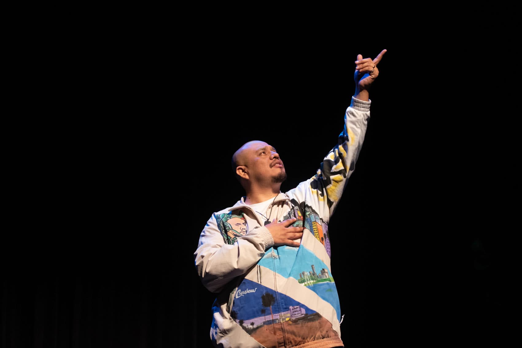 Alex Alpharaoh in "WET: A DACAmented Journey." (Courtesy Ray Shaw)