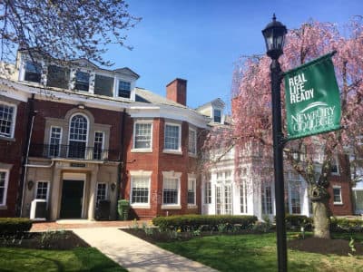 A building at Newbury College in Brookline, which is set to close this Spring. (Courtesy Newbury College via Facebook)