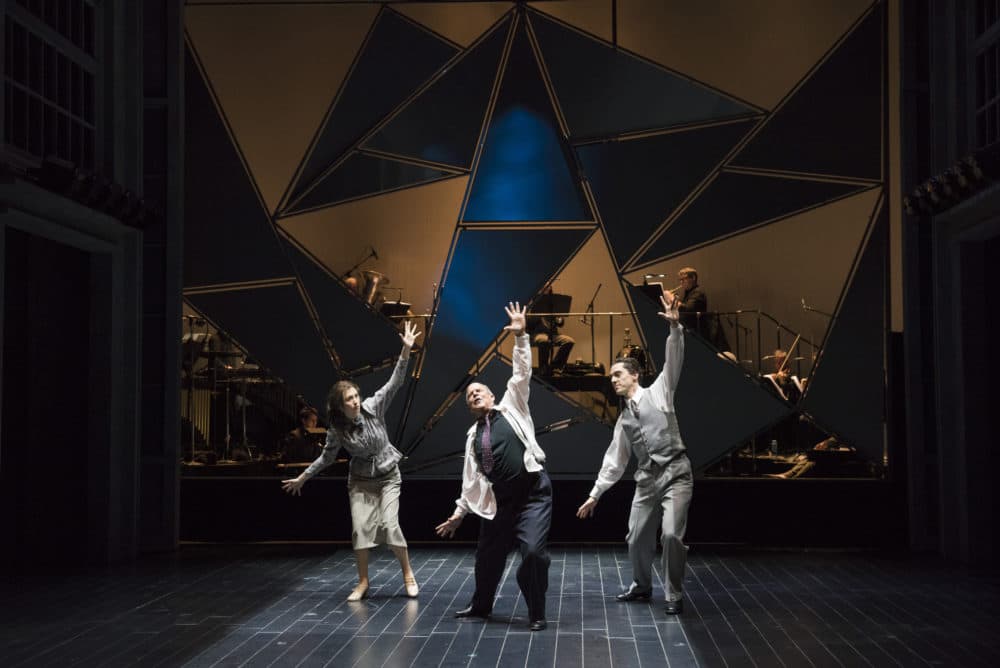 Sarah Womble, Omar Ebrahim and Jesse Darden in Boston Lyric Opera’s "Schoenberg in Hollywood." (Courtesy Liza Voll Photography)