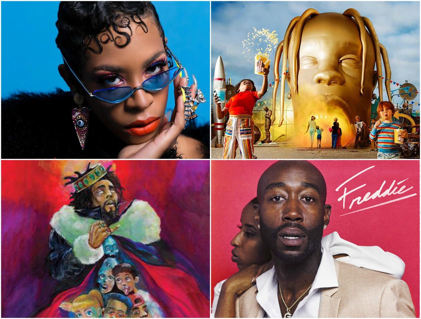 These 2018 Hip-Hop Album Covers Prove Cover Art Isn't A Thing Of The