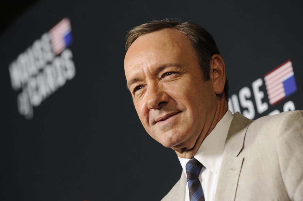 Kevin Spacey on Thursday, Feb. 13, 2014 in Los Angeles. (Chris Pizzello/Invision/AP)