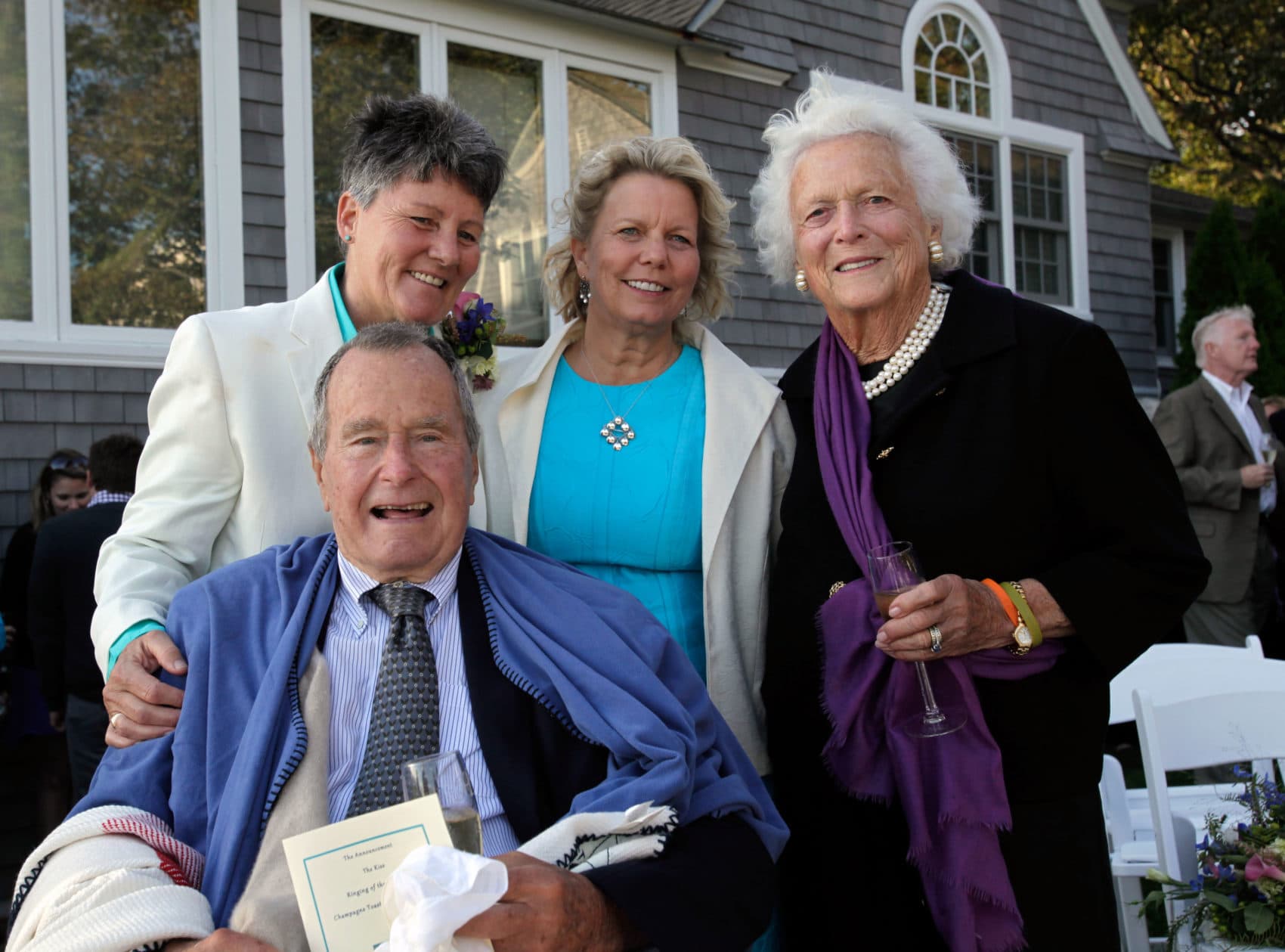 Kennebunkport Couple Mourns Death Of George H.W. Bush, Witness At Their Wedding | Here & Now